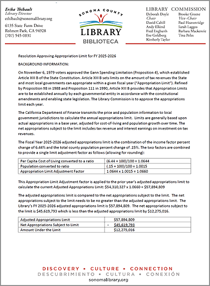 Notice of Availability document
