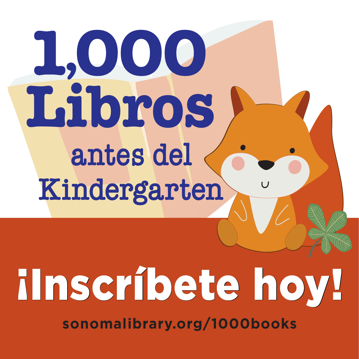 1000 libros antes del jardín infantil