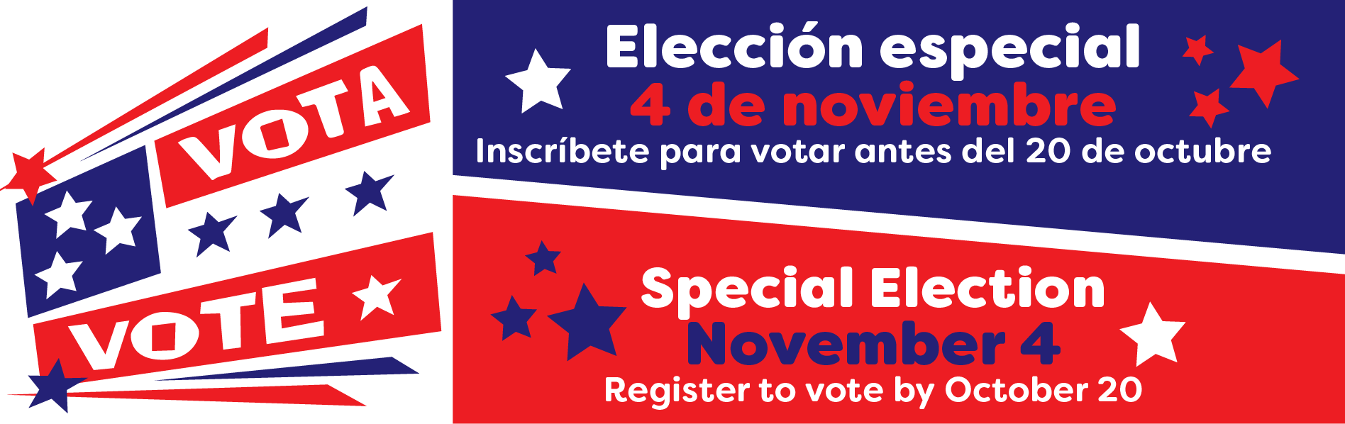 Special Election November 4 homeslide