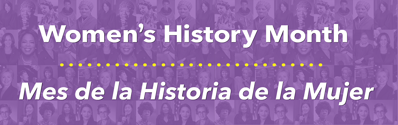 Women's History Month homeslide